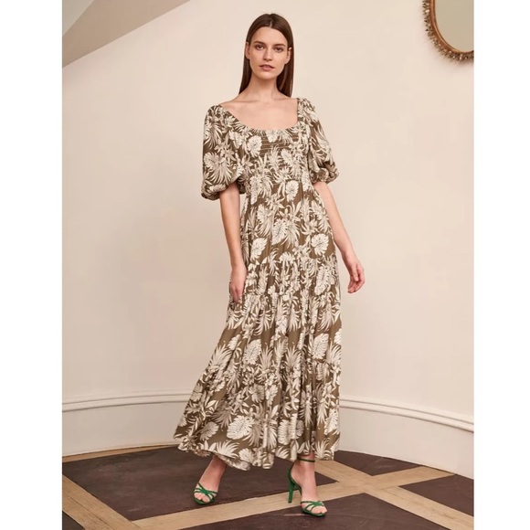 La Ligne Pyper Maxi Dress Sage Green - Picture 2 of 10